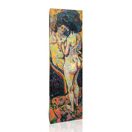 Ernst Ludwig Kirchner - Two Nudes [obverse], 1907